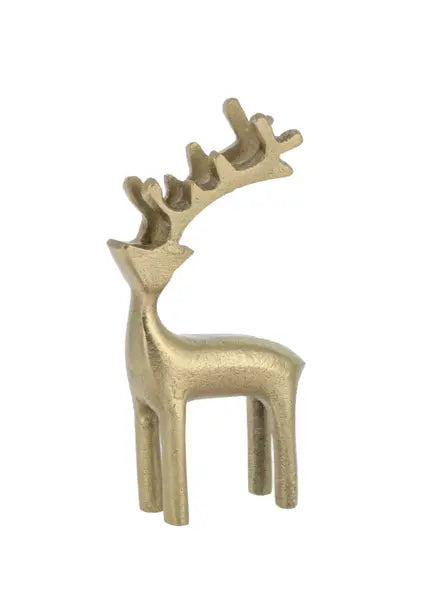 Standing Deers in Gold Seasonal & Holiday Decorations Small 12044987