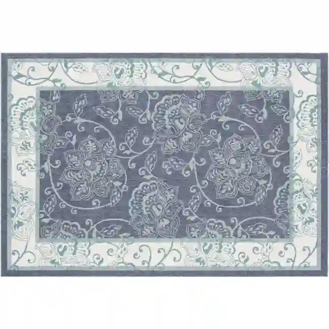 Surya 8x10 Alfresco Blue & White Outdoor Rug 12029858