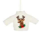 Sweater Ornaments Holiday Ornaments Reindeer 12045036