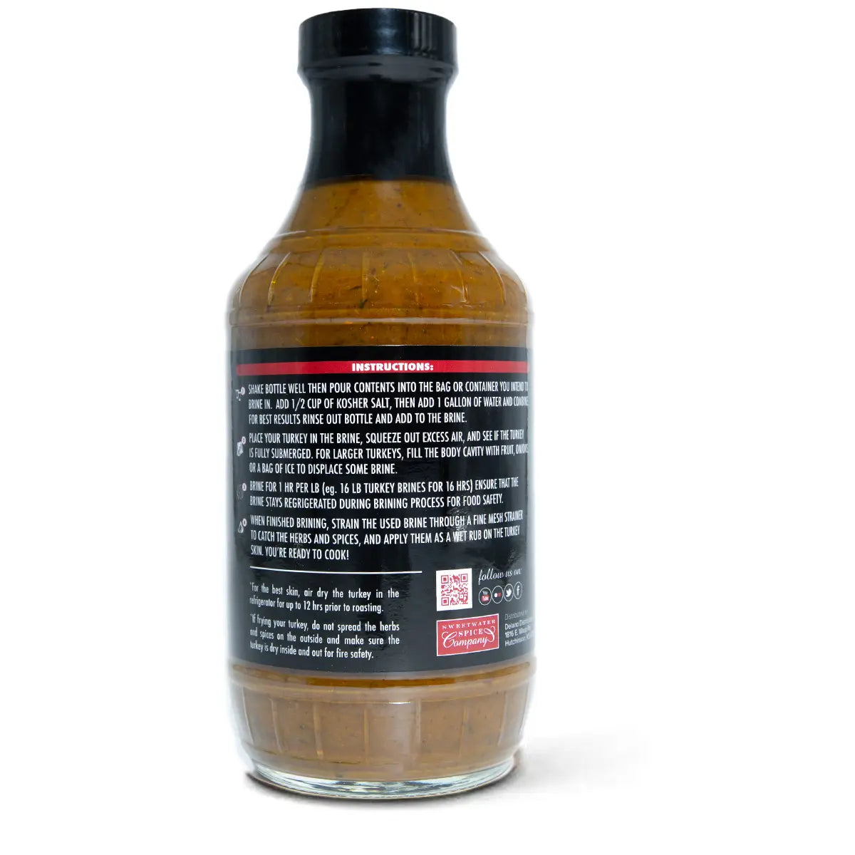 Sweetwater Spice Lemon Thyme Turkey Bath Brine Concentrate Marinades & Grilling Sauces 12024799