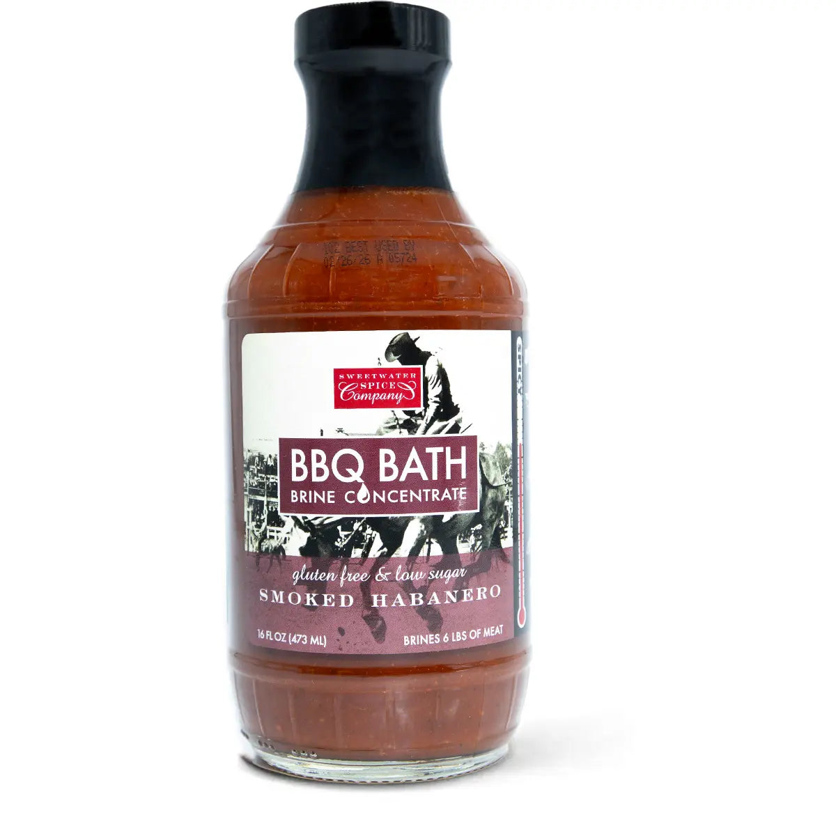 Sweetwater Spice Smoked Habanero BBQ Bath Brine Concentrate Marinades & Grilling Sauces 12020909