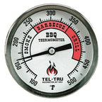 Tel-Tru BQ300 3 inch RedZone Dial Barbecue Thermometer Cooking Thermometers 2.5 inch 12022955