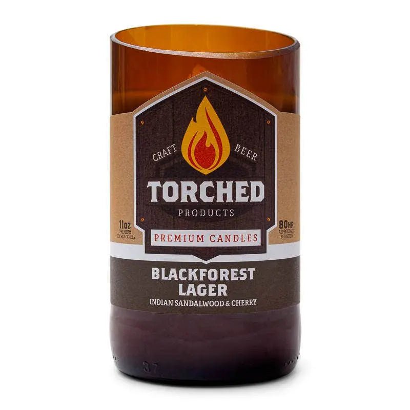 Torched Beer Bomber Candles Candles Black Forest Lager 12030113