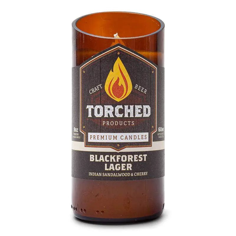 Torched Beer Bottle Candles Candles Black Forest Lager 12030105