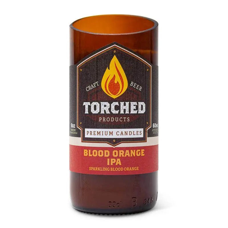 Torched Beer Bottle Candles Candles Blood Orange IPA 12030107