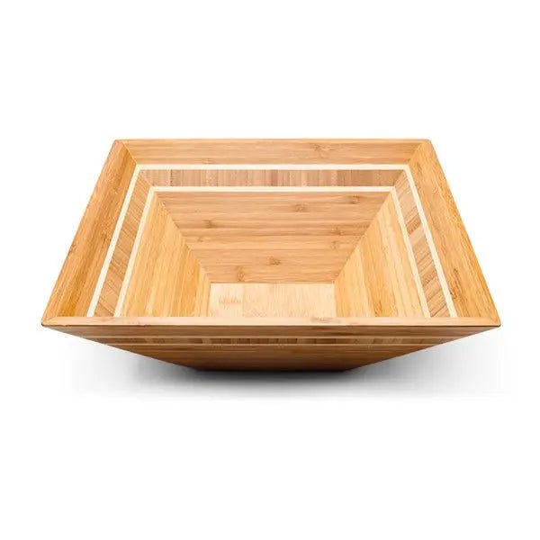 Totally Bamboo 12" Square Inlay Bowl Decorative Bowls 12028040