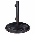 Treasure Garden 50lb Classic Umbrella Base with Black Finish Outdoor Umbrella Bases 12023959