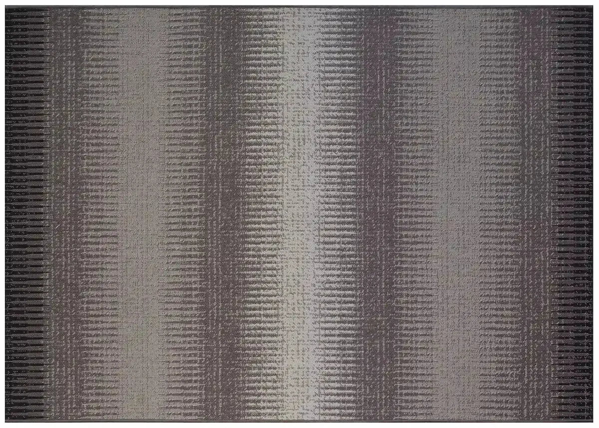 Treasure Garden 5x7 Ombre Taupe Outdoor Rug 12031158