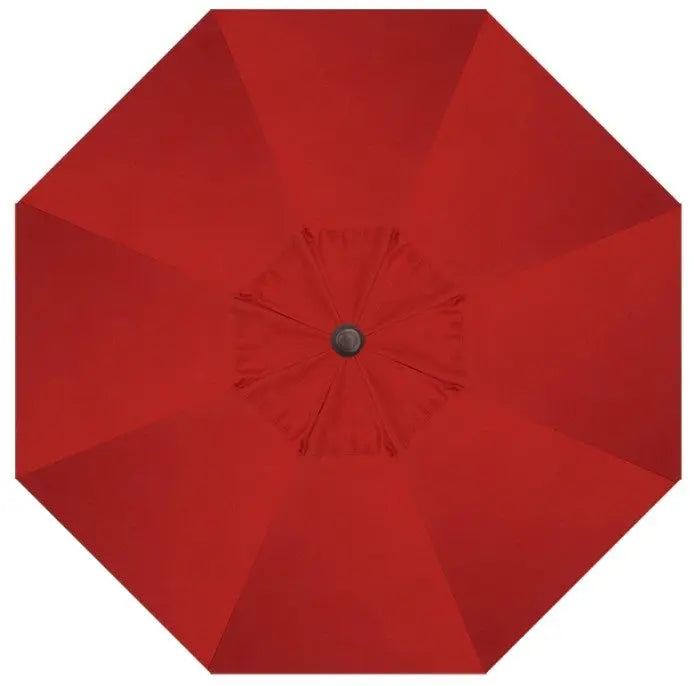 Treasure Garden 9' Starlux Collar Tilt Umbrella with Bronze Frame Outdoor Umbrellas & Sunshade