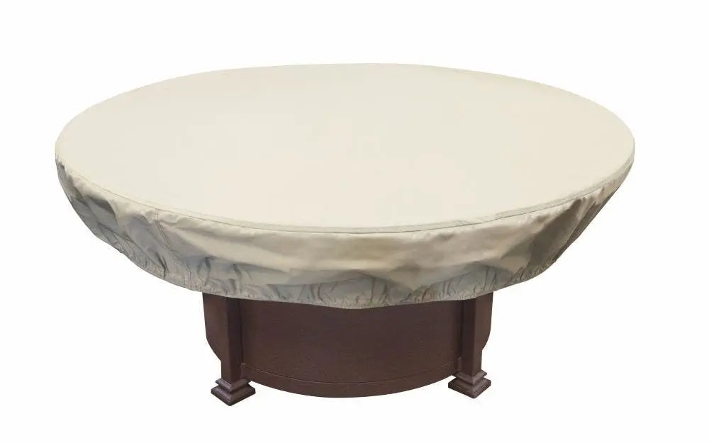 Treasure Garden Protective Cover for 48" - 54" Round Fire Pit / Table / Ottoman Outdoor Furniture Covers 12024933