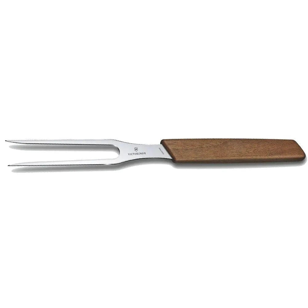 Victorinox 2-Piece Swiss Modern Carving Set - Walnut Handle Kitchen Knives 12039220