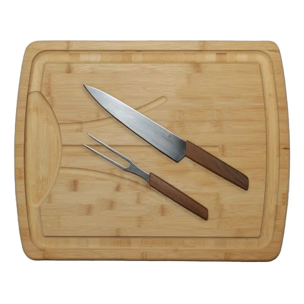 Victorinox Swiss Modern Carving Set with Carving Board Kitchen Knives 12039502