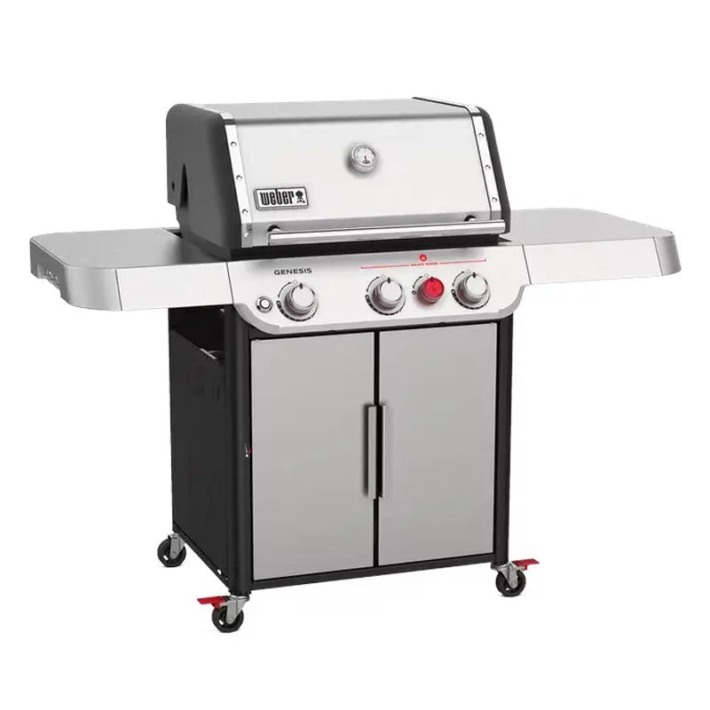 Weber Genesis S-325s Stainless Steel Gas BBQ Grill, Propane Outdoor Grills 12040376