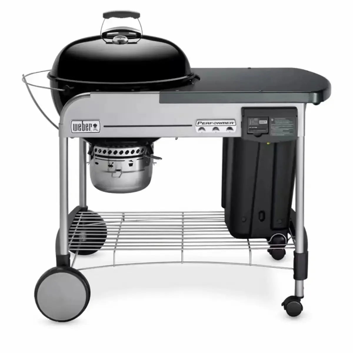 Weber Performer Deluxe Charcoal BBQ Grill, 22.5" in Black Outdoor Grills 12023976