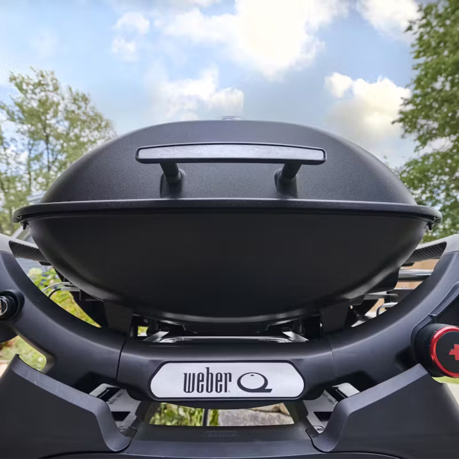 Weber Q 2800N+ Gas Grill, Midnight Black Outdoor Grill 12045305