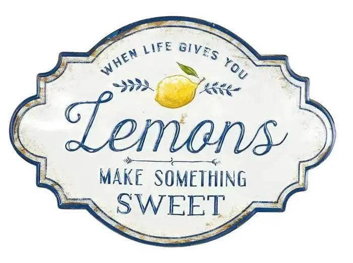 When Life Gives You Lemons Make Something Sweet Wall Decor Decor 12034504