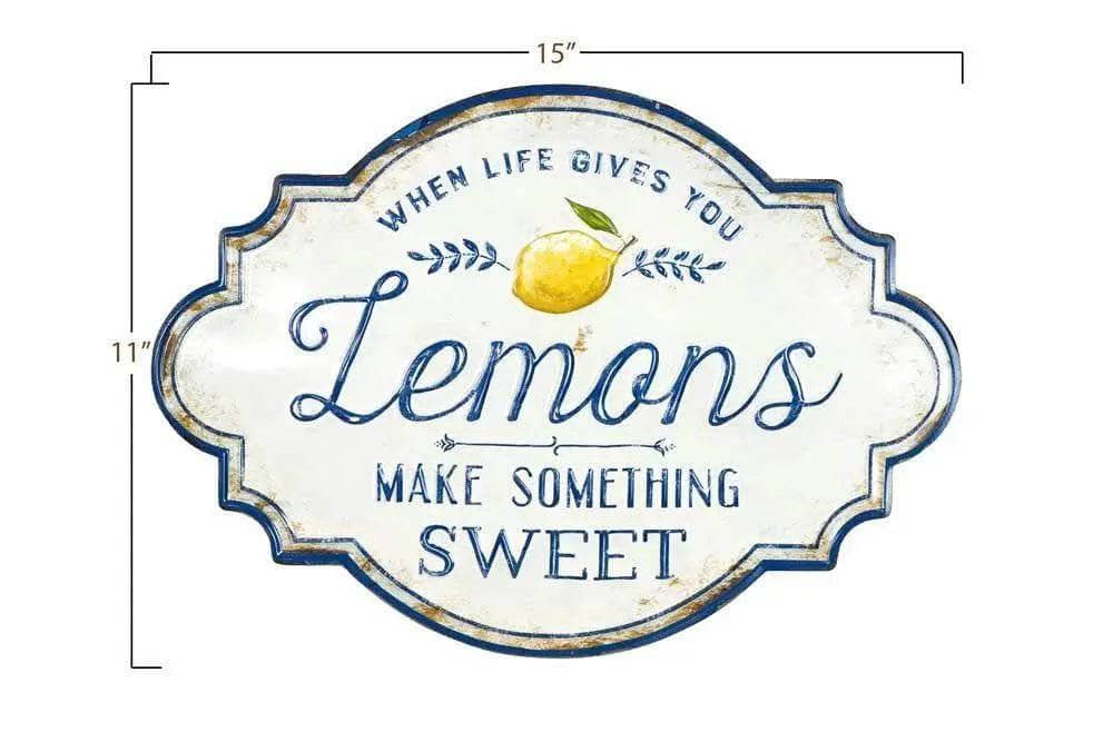 When Life Gives You Lemons Make Something Sweet Wall Decor Decor 12034504