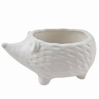 White Matte Hedgehog Stoneware Planter Seasonal & Holiday Decorations 12029977