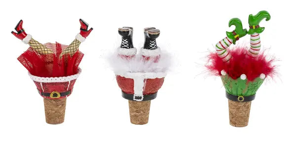 Wiggle Legs Holiday Bottle Stoppers Seasonal & Holiday Decorations