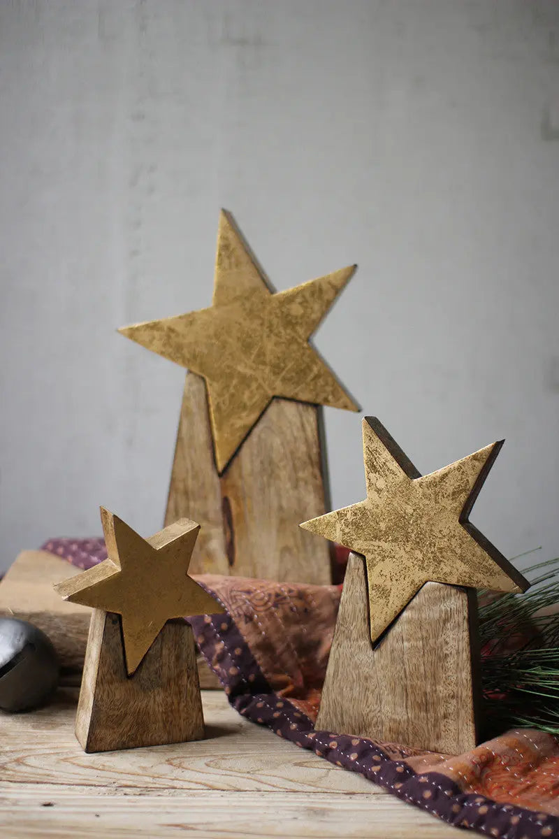 Wooden Star on Base Seasonal & Holiday Decorations Large 12040060