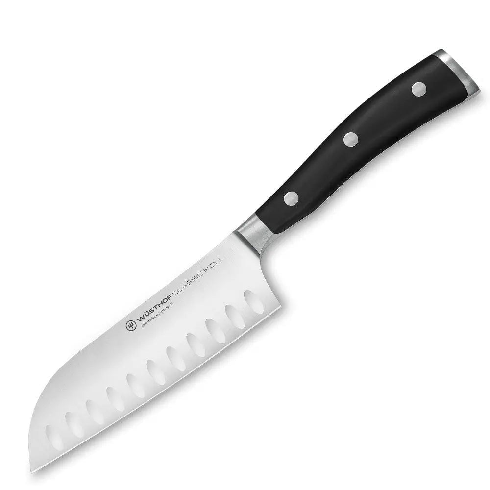 Wusthof 5" Classic Ikon Santoku Knife, Granton Edge Kitchen Knives 12026222