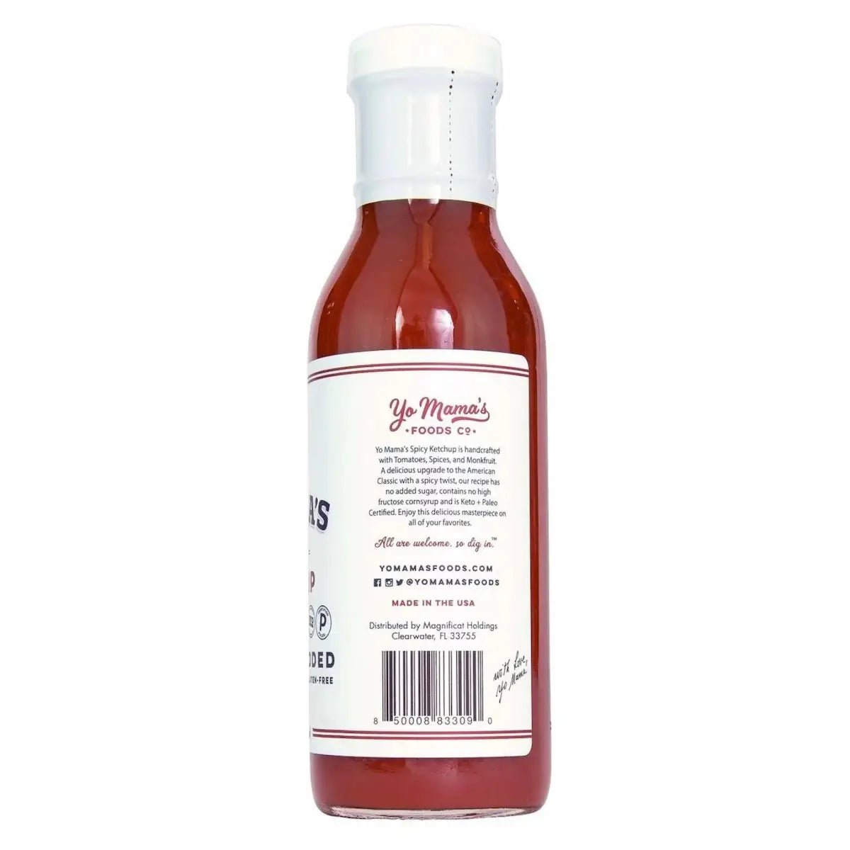 Yo Mama No Sugar Added Spicy Ketchup, 14oz Condiments & Sauces 12044353