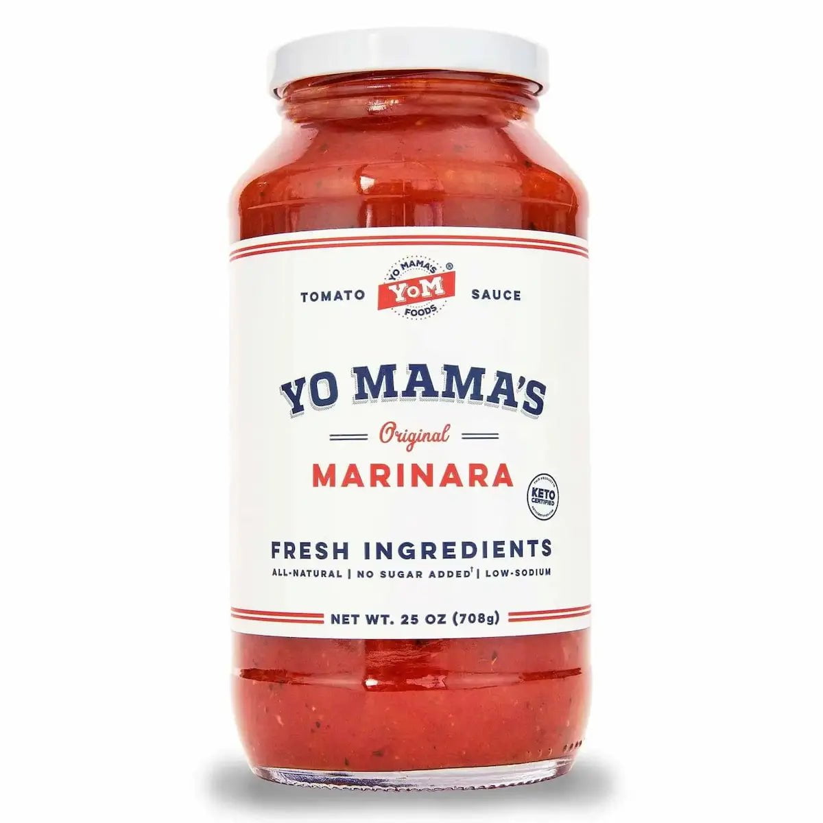 Yo Mama Original Marinara Sauce, 25oz Condiments & Sauces 12041957