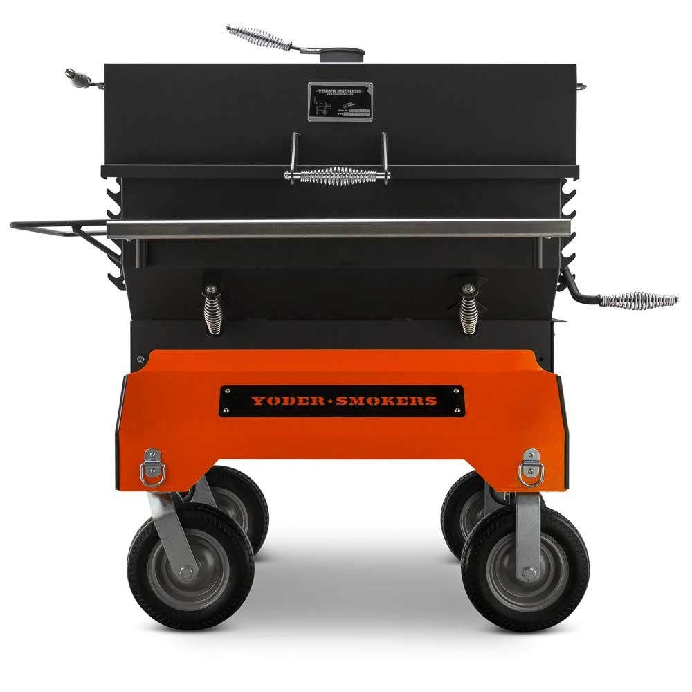 Yoder Smokers 36 inch Adjustable Charcoal Grill on Competition Cart Outdoor Grills
