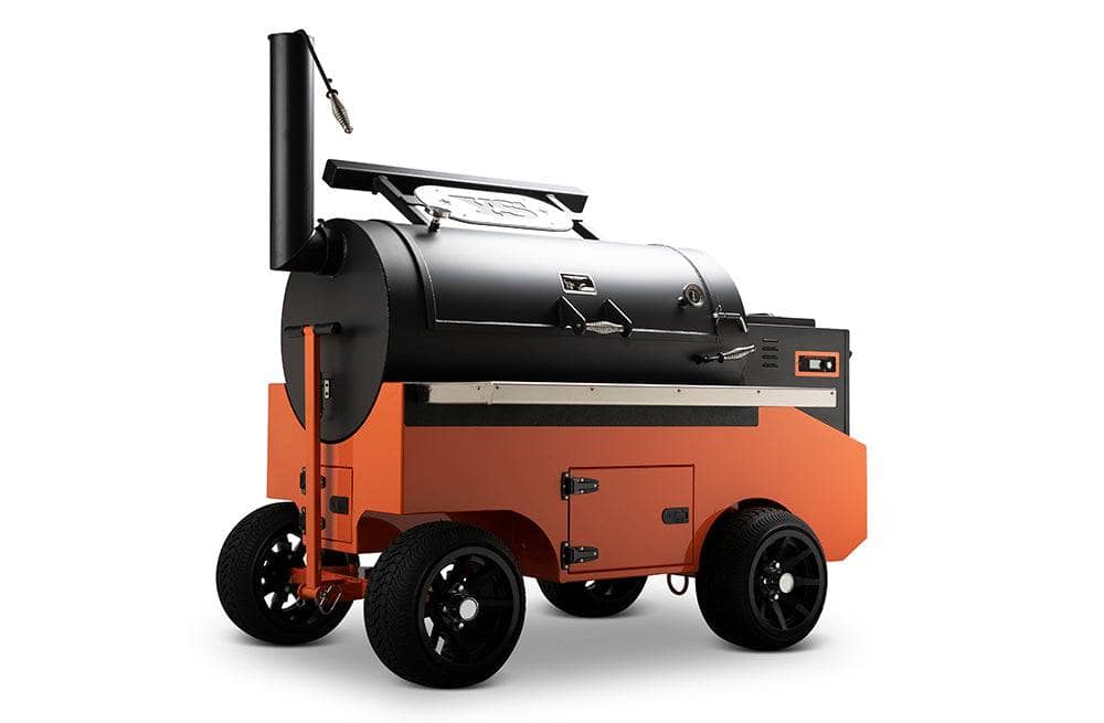 Yoder Smokers Cimarron S Pellet Smoker on a Competition Cart Outdoor Grill 12032079