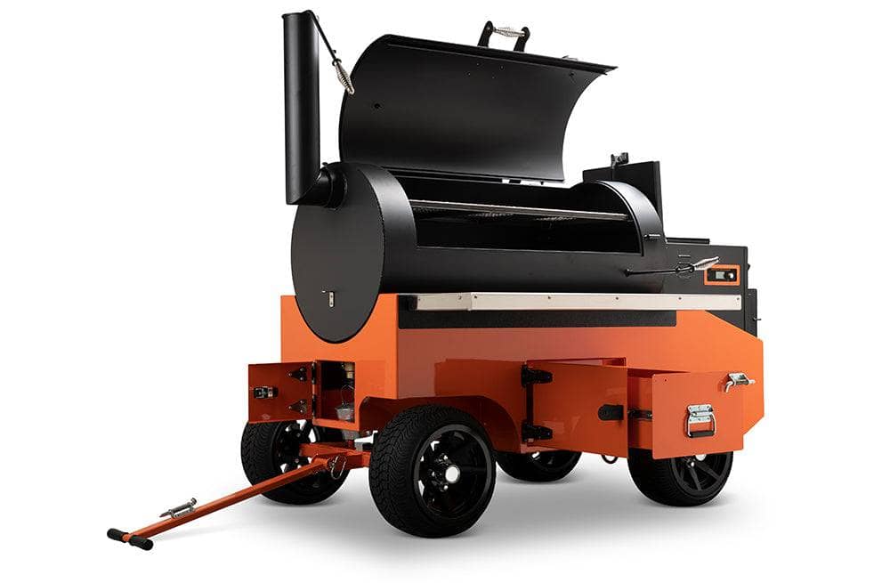 Yoder Smokers Cimarron S Pellet Smoker on a Competition Cart Outdoor Grill 12032079