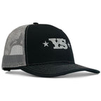 Yoder Smokers Trucker Hat, Black/Charcoal Hats 12027456