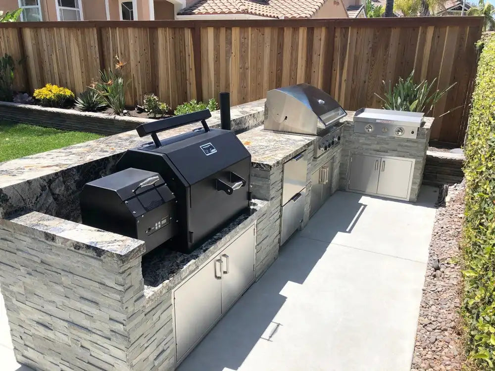 Built in smoker best sale