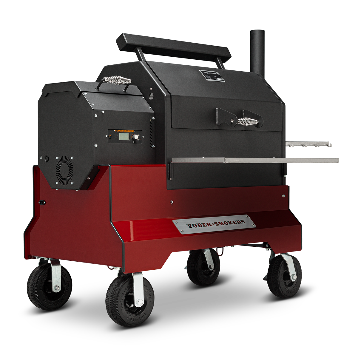 YS640s Pellet Grill Limited Edition Colors Competition Cart